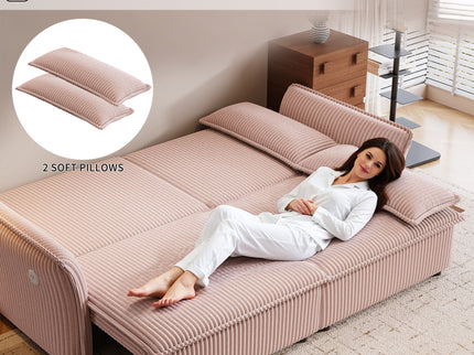 2 In 1 Convertible Sofa Bed, Multi Functional Living Room Furniture