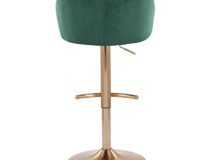 Claire - Contemporary / Glam Adjustable Bar Stool (Set of 2)