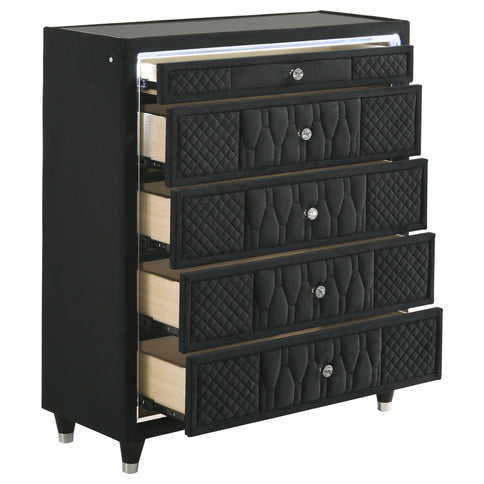 Mika - 5 Drawer LED Chest