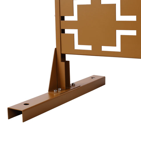 Outdoor & Indoor Metal Privacy Freestanding Decorative Screen