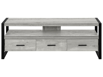 TV Stand, Console, Media Entertainment Center, Storage Drawers, Modern