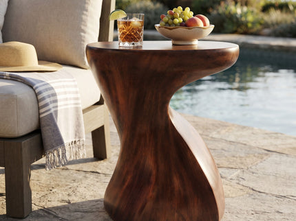 Twisted Sculptural Side Table Indoor / Outdoor