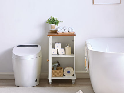 Floor Cabinet With Adjustable Shelf, Storage For Entryway