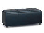Blue / Faux Leather