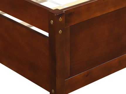 Platform Bed Wood Bed Frame With Trundle
