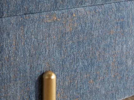 Daniella - Contemporary Bench - Gold / Blue
