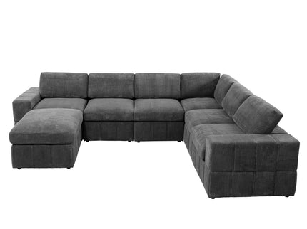 Modular Sectional Sofa, Reversible Set