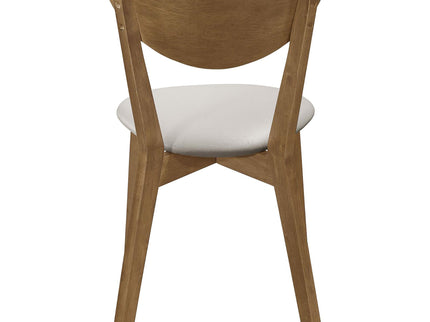 Mid-Century Modern Upholstered Dining Chair (Set of 2)