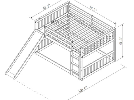 Bunk Bed With Slide And Ladder