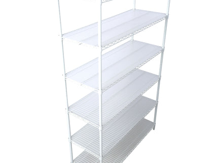 6 Tier 6000Lbs Capacity Nsf Metal Shelf Wire Shelving Unit, Heavy Duty Adjustable Storage Rack With Wheels & Shelf Liners For Commercial Grade Utility Steel Storage Rack