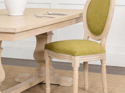 Upholstered With Round Back Dining Chairs (Set of 2)