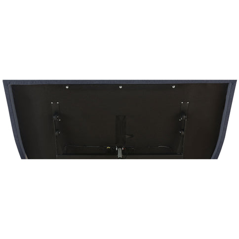 California King Adjustable Bed Base With Ergonomic Support And Wireless Remote Control - Black