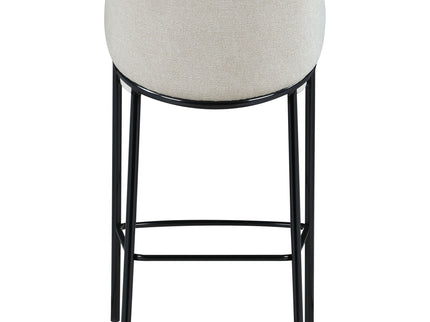 Sloped Arm Bar Stools (Set of 2) - Beige