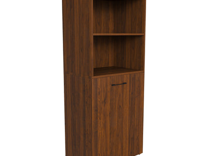 Stretchable Office Desk With Storage Shelves And Mobile Wheels