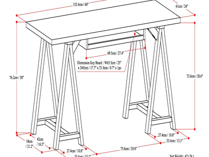 Sawhorse - Handcrafted Desk