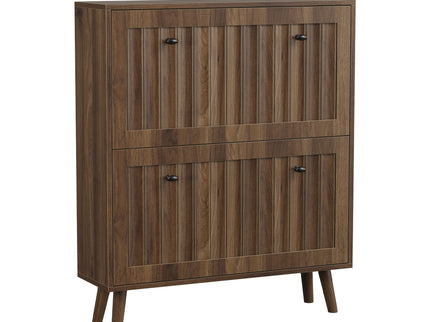 Shoe Cabinet, Storage Unit For Hallways - Walnut
