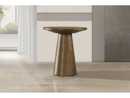 Round Console Table With Pedestal Base