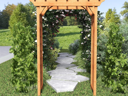 Arbor, Wedding Arch For Ceremony, Trellis For Plant Climbing, Christmas Decor Pergola For Garden Backyard - Yellow