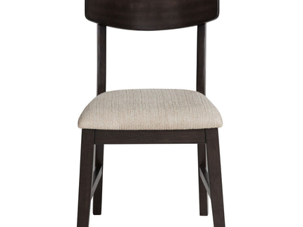 Jackie - 5 Piece Dining Set With Drop Leaf Table And Side Chairs - Dark Coffee