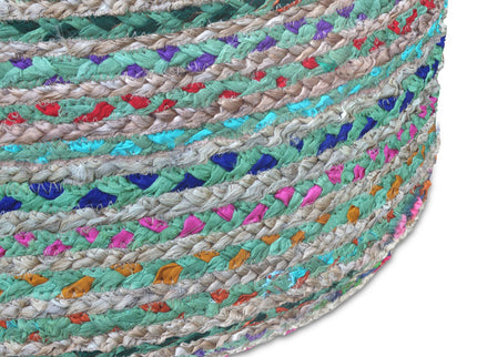 Margo - Handcrafted Round Pouf