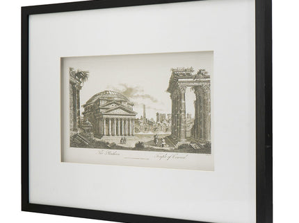 Architecture Wall Art, Wall Decor For Living Room Dining Room Bedroom Hallway - White / Black