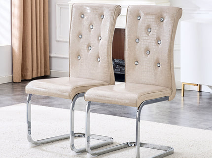 Elegant Design Upholstered Dining Chairs