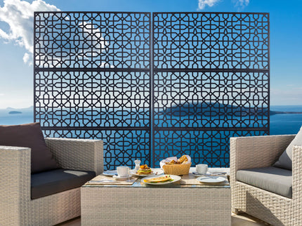 Outdoor & Indoor Metal Freestanding Decorative Privacy Screen
