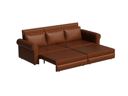 Chesterfield Sofa & Pull Out Bed