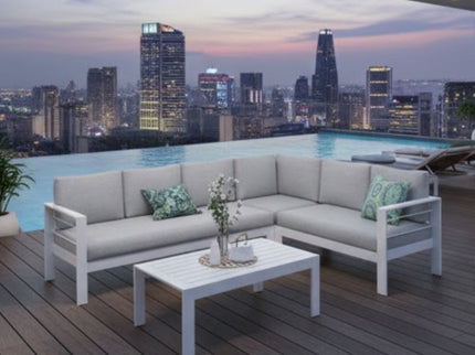 Outdoor Patio Set, All-Weather With Thick Cushions