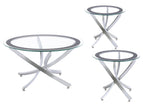 Pearl Silver / 3 Pc. Coffee Table, 2 End Tables