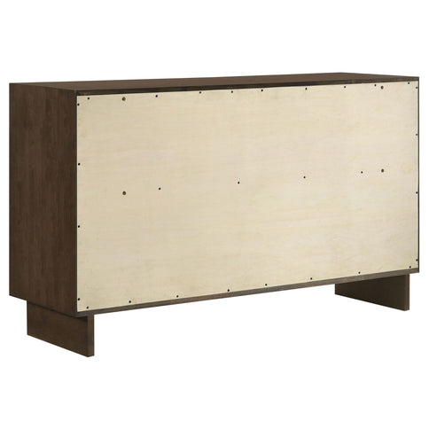 Hemlock - 6 Drawer Dresser Cabinet - Brown