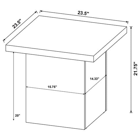 Exeter - Square Table