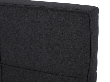Marakesh - Contemporary Fabric Upholstered King / California King Headboard - Black