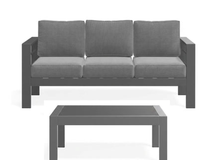 Outdoor Patio Set All-Weather With Thick Cushions