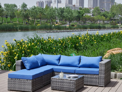 Patio Sofa With Cushions