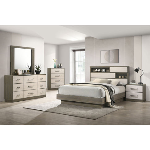 Edmondson - 2 Drawer Nightstand - Gray