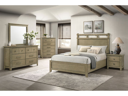 Pelton - 6 Drawer Dresser - Oak