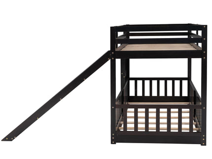 Bunk Bed With Convertible Ladder And Slide