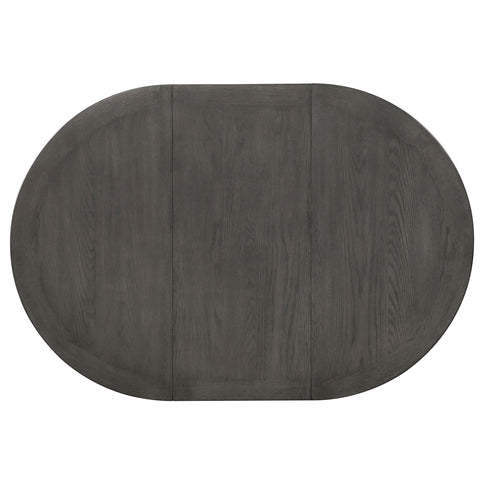Ingall - 5 Piece Set With Storage Table And Upholstered Chairs - Medium Gray