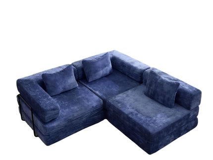 Convertible Floor Sofa Bed, Boneless Modular Sectional Sofa For Living Room