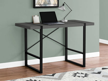 Computer Desk For Home Office, Laptop, Modern Convenient Design - Gray