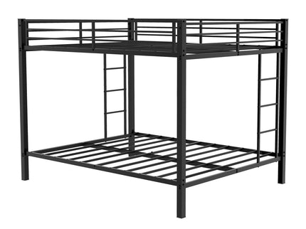 Bunk Bed For Kids, Convertible Frame With Ladders & Guardrail