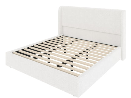 Upholstered Cloud Bed Frame With Headboard