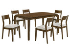 Dark Brown / 7 Pc. Table, 6 Chairs