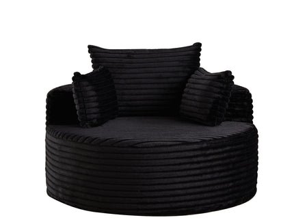 Modern Single Sofa With Backrest Pillow For Living Room