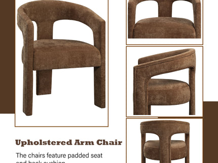 Leonardo - Arm Chair (Set of 2) - Brown