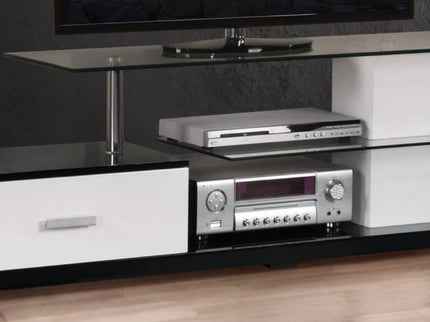 Ivana - TV Stand - White / Black