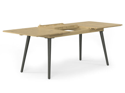 Beachside - Outdoor Extendable Dining Table - Light Teak