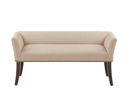 Elegant Design Bench Upholstery, Solid Wood Frame