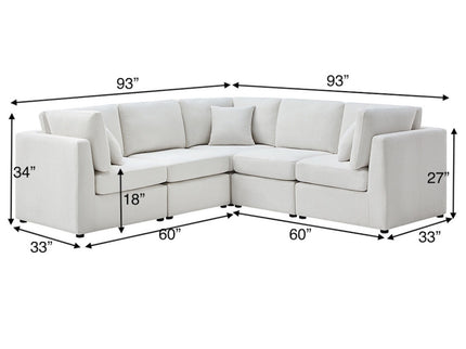 Chauncy - 5 Piece Sectional